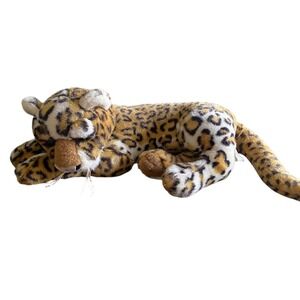 Leopard Plush Stuffed Animal Realistic Spotted Cat Cheetah Flowers Inc‎ Balloons